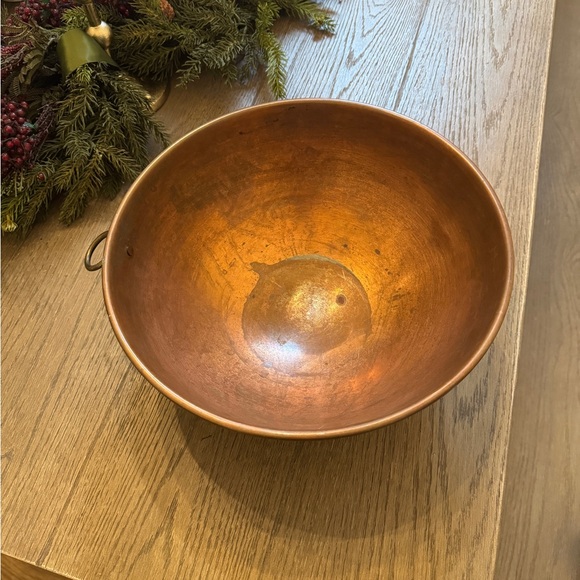 Ludell Copper 12" Mixing Bowl Made In Italy - Picture 2 of 7